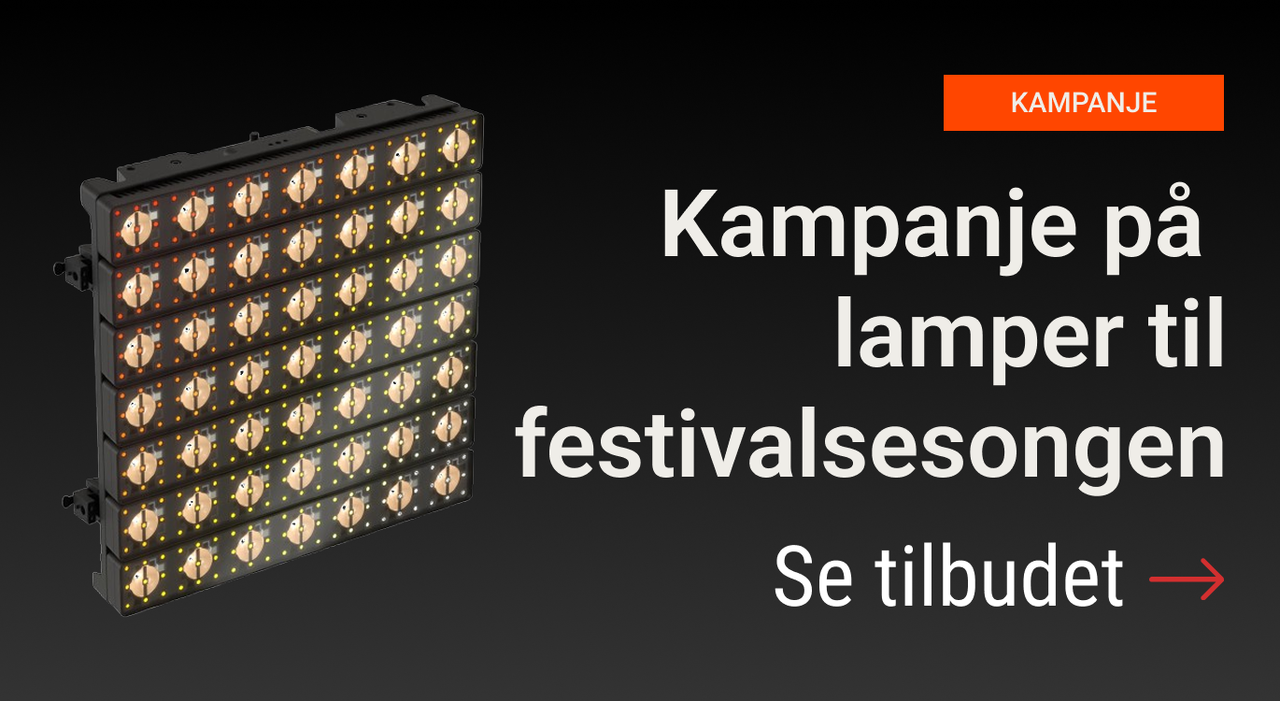 Kampanje lamper til festivalsesongen